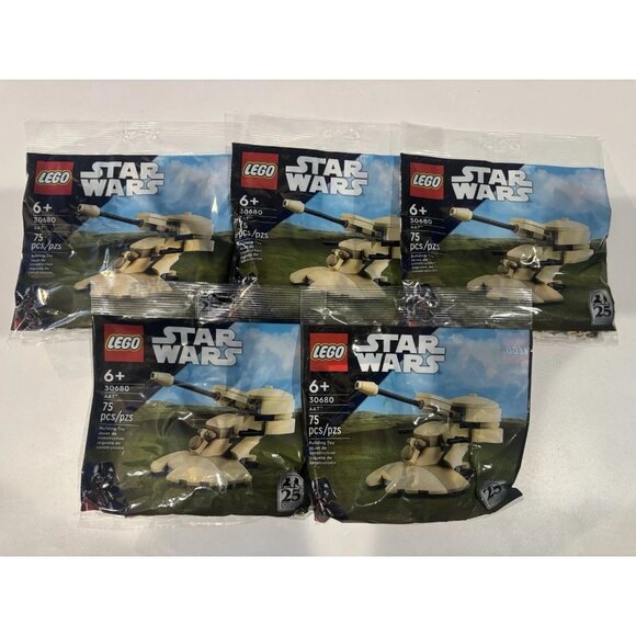 Lego 30680 Star Wars 25th Anniversary AAT MINI SET 75 pcs Polybag set of 5 NEW! - Picture 1 of 5